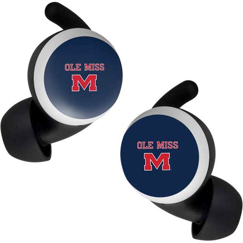 University of Mississippi Ole Miss Blue Google Pixel Buds Skin
